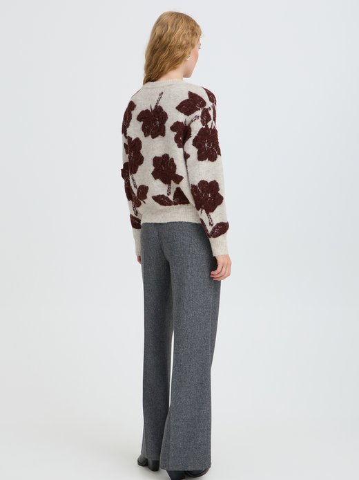 Damen Strickpullover langarm BYMANDA