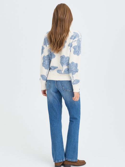 Damen Strickpullover langarm BYMANDA