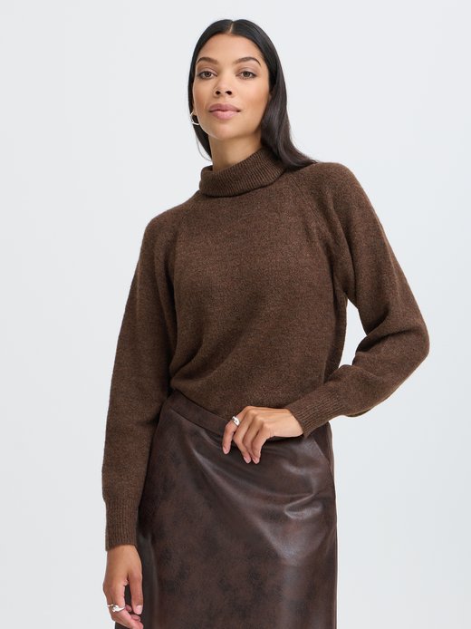 Damen Strickpullover langarm BYMONNA