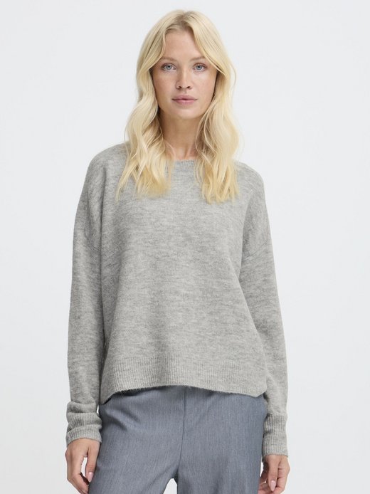 Damen Strickpullover langarm BYMONNA