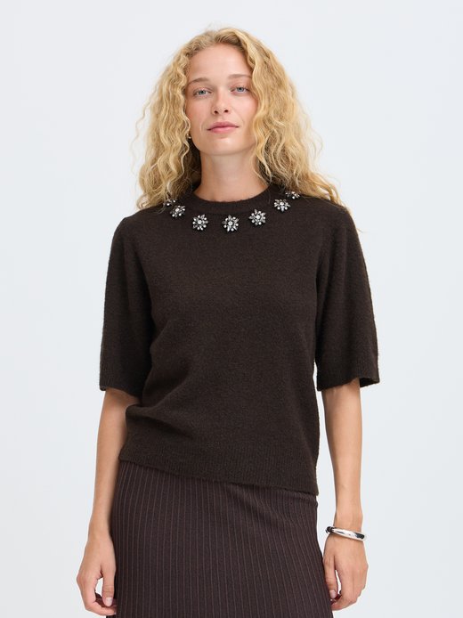 Damen Strickpullover langarm BYOMEA