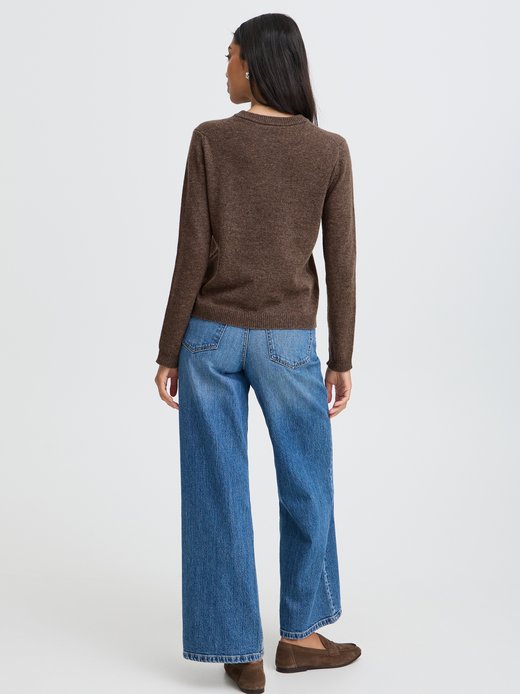 Damen Strickpullover langarm BYOSANNA