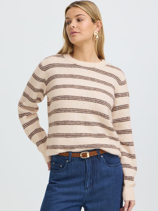 Damen Strickpullover langarm FRKENDRA