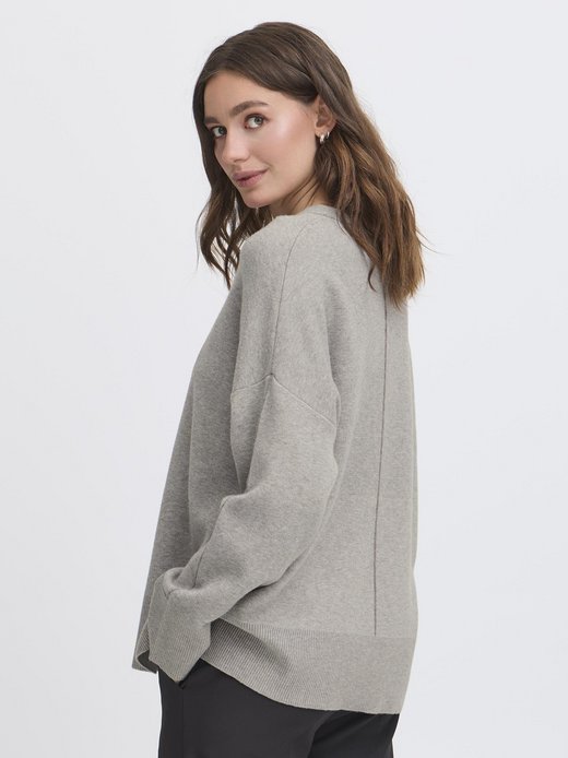 Damen Strickpullover langarm IHBALLIA