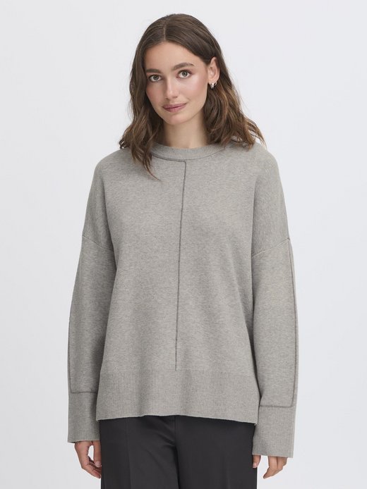 Damen Strickpullover langarm IHBALLIA