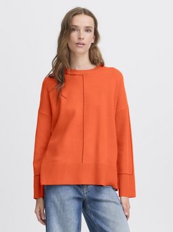Damen Strickpullover langarm IHBALLIA