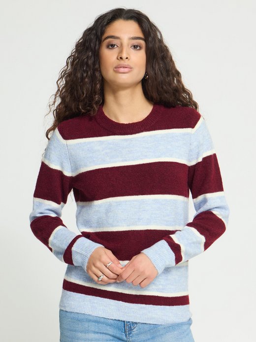 Damen Strickpullover langarm IHEDEEN