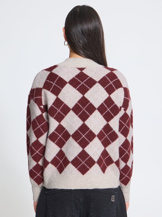 Damen Strickpullover langarm IHEDEEN
