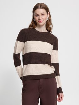 Damen Strickpullover langarm IHEDEEN
