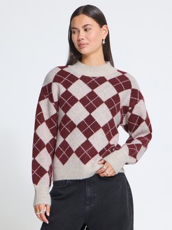 Damen Strickpullover langarm IHEDEEN