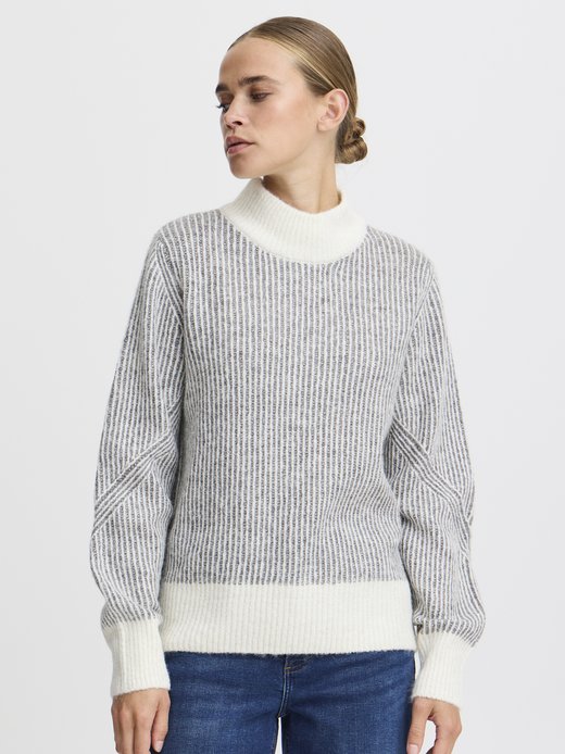 Damen Strickpullover langarm IHKAMARA