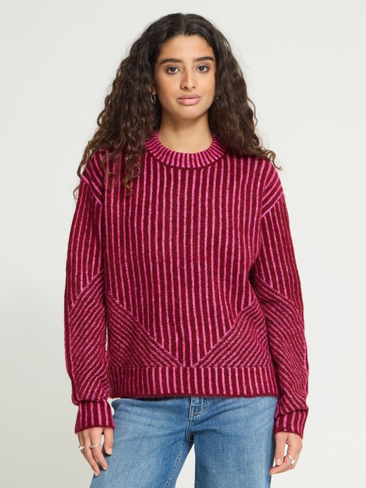 Damen Strickpullover langarm IHKAMARA