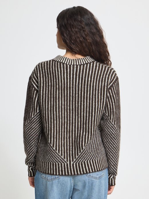 Damen Strickpullover langarm IHKAMARA
