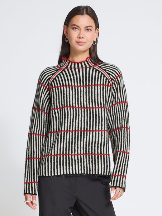 Damen Strickpullover langarm IHKAMARA
