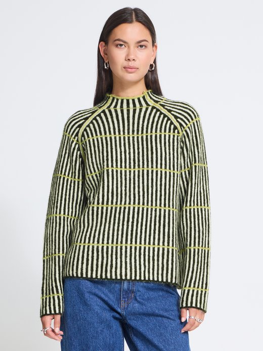Damen Strickpullover langarm IHKAMARA