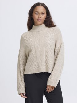 Damen Strickpullover langarm IHMYLLE