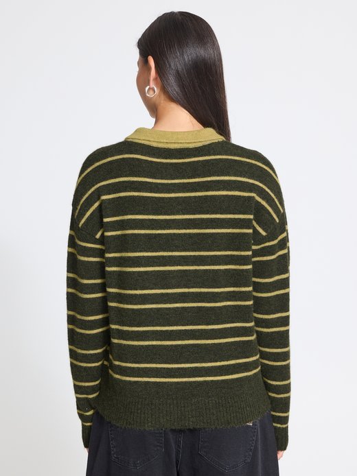 Damen Strickpullover langarm IHSAGE