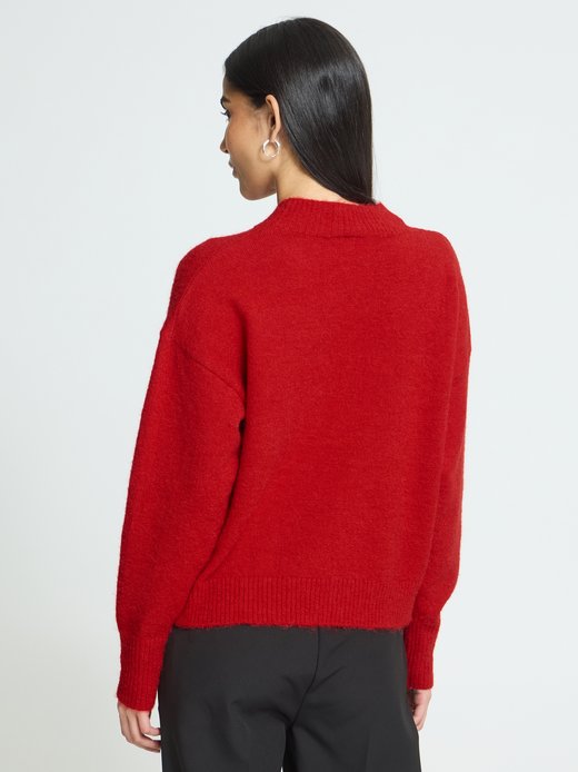 Damen Strickpullover langarm IHSAGE