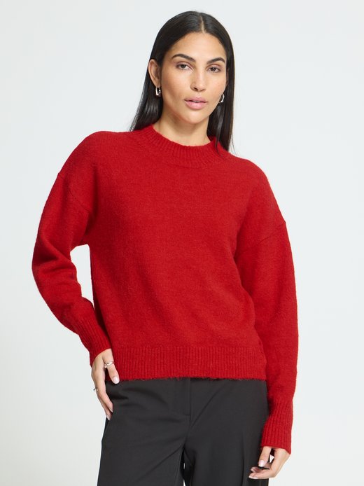 Damen Strickpullover langarm IHSAGE