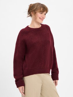 Damen Strickpullover mit Alpaka-Anteil - Gaspacho Chine