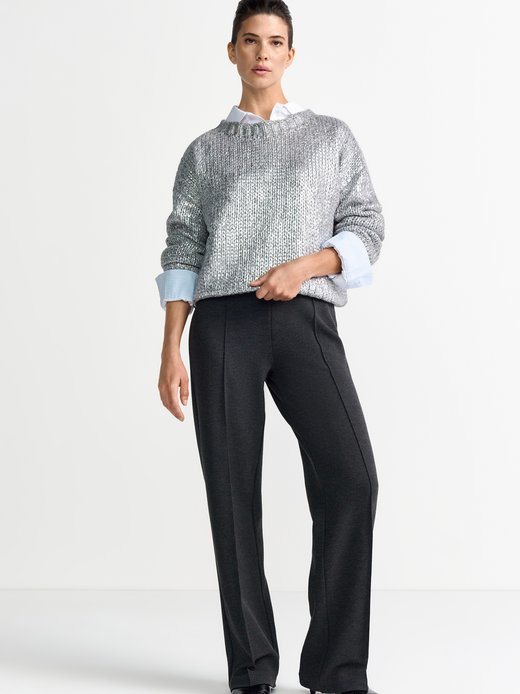 Damen Strickpullover mit Alpaka-Anteil