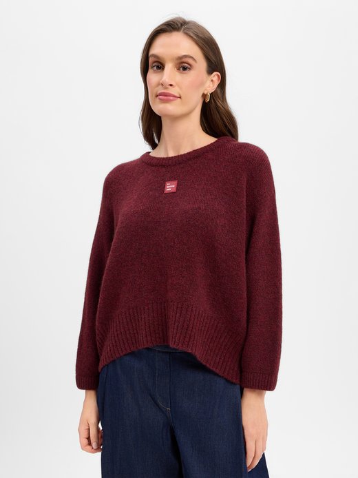 Damen Strickpullover mit Alpaka und Leinen - East18V