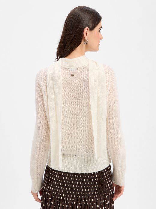 Damen Strickpullover mit Alpaka- und Wollanteil - Kolpa