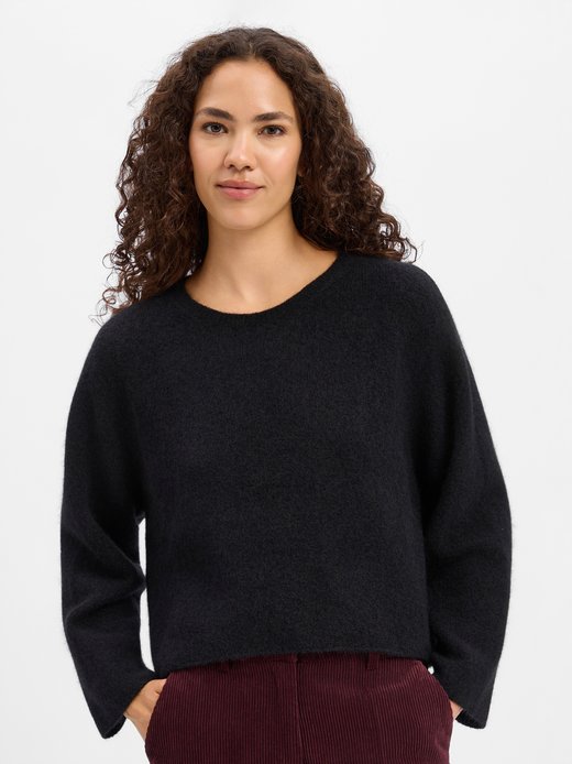 Damen Strickpullover mit Alpaka- und Wollanteil - Vitow