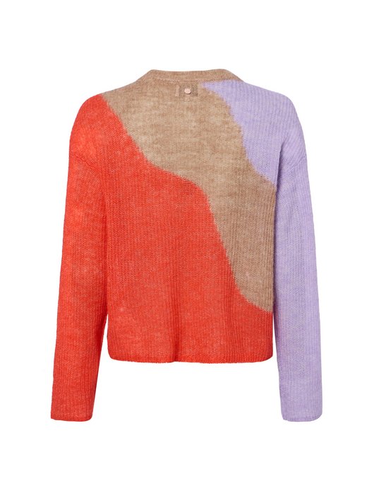 Damen Strickpullover mit Alpaka und Wolle - NURitti Mix
