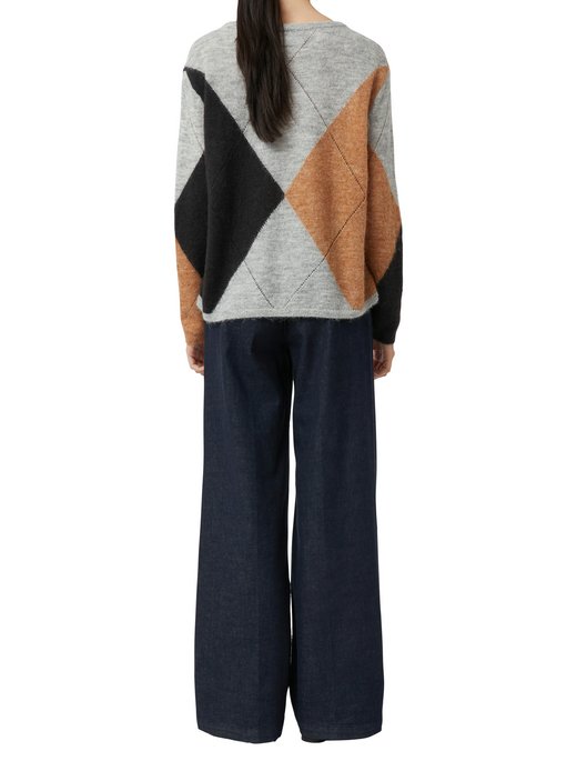 Damen Strickpullover mit Alpakaanteil