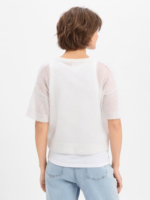 Damen Strickpullover mit Kaschmiranteil