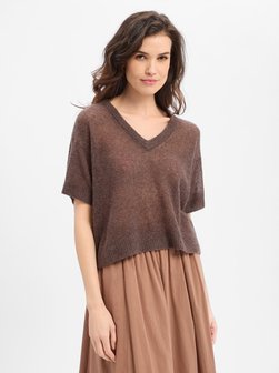 Damen Strickpullover mit Kaschmiranteil