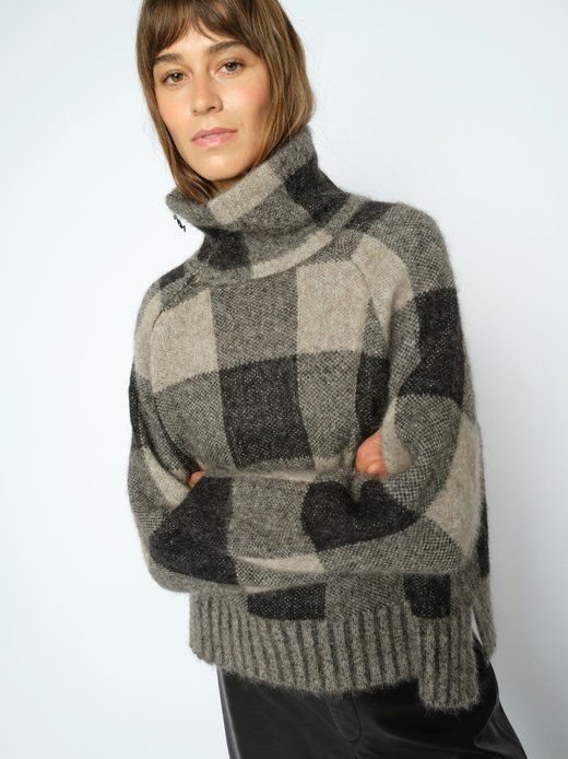 Damen Strickpullover mit Mohair- und Wollanteil - MMMaija