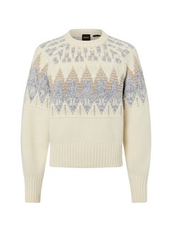 Damen Strickpullover mit Schurrwollanteil - C_Farombo