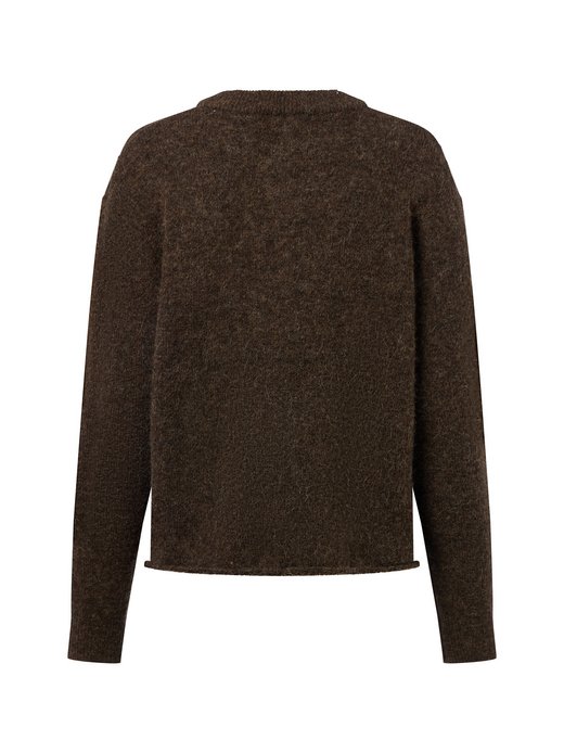 Damen Strickpullover mit Woll- und Alpaka-Anteil