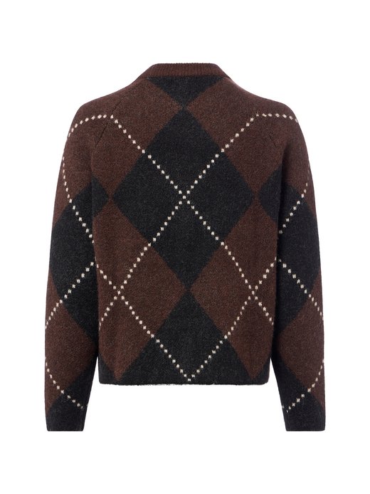 Damen Strickpullover mit Woll- und Alpaka-Anteil