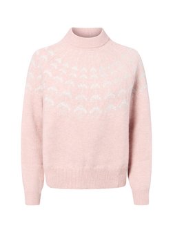 Damen Strickpullover mit Woll- und Alpaka-Anteil