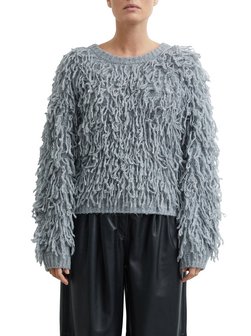 Damen Strickpullover mit Woll- und Alpakaanteil