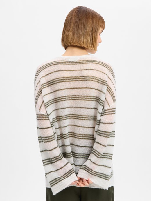 Damen Strickpullover mit Woll- und Cashmere-Anteil