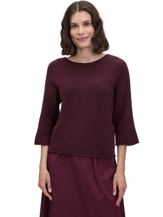 Damen Strickpullover mit Wollanteil