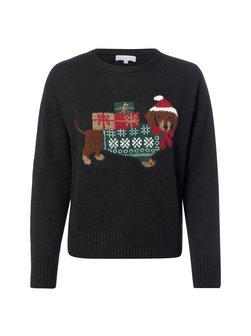 Damen Strickpullover mit Wollanteil
