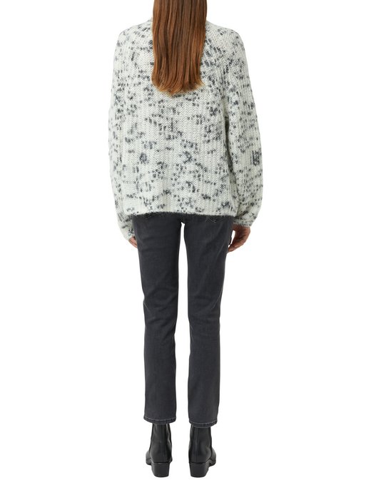 Damen Strickpullover mit Wolle und Alpaka