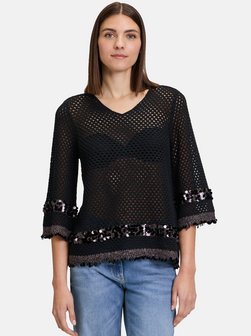 Artikelbild Damen Strickpullover von Betty Barclay in schwarz uni