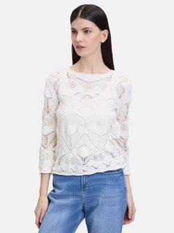 Artikelbild Damen Strickpullover von Cartoon in beige ecru uni