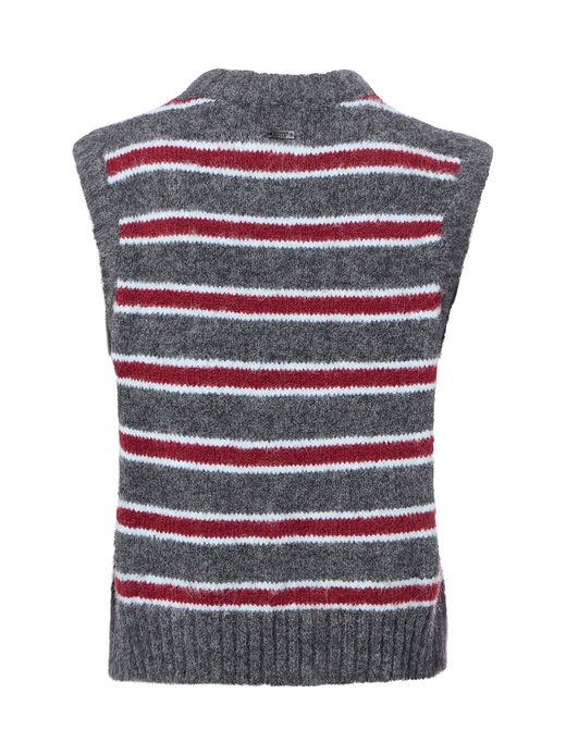Damen Strickpullunder mit Wollanteil
