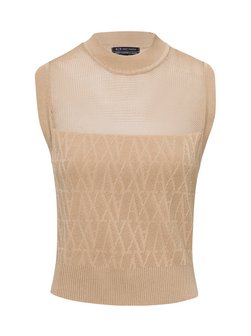 Artikelbild Damen Strickpullunder von Armani Exchange in braun strukturiert