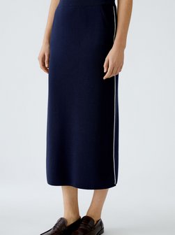 Artikelbild Damen Strickrock von Oui in blau uni