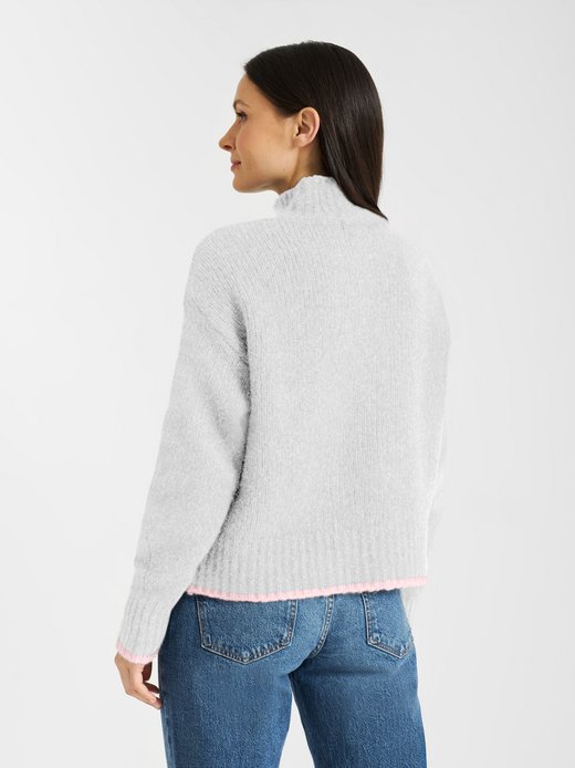 Damen Strickrollkragenpullover