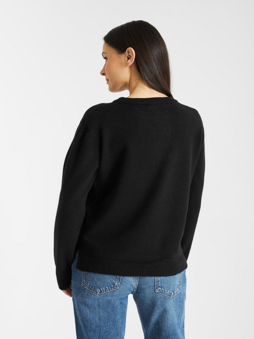 Damen Strickrundhalspullover