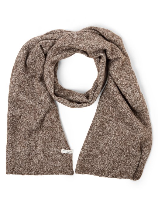 Damen Strickschal mit Schurwoll- und Alpaka-Anteil